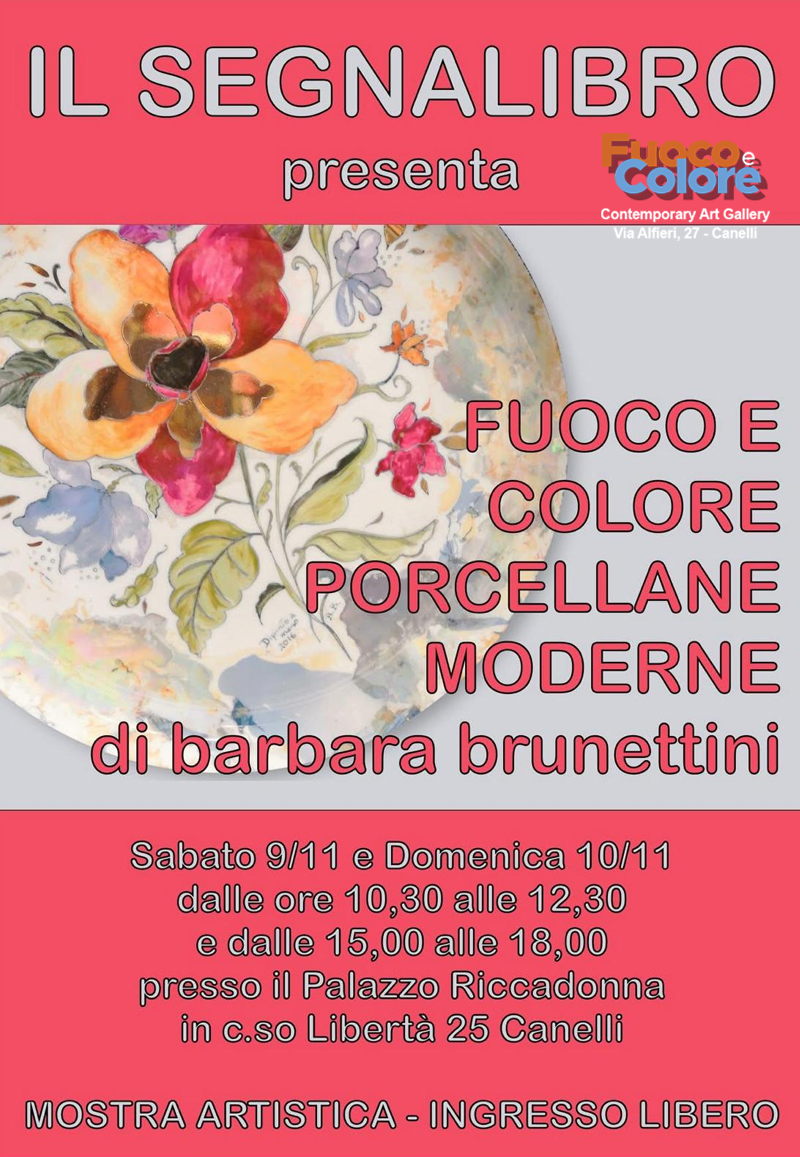 Mostra personale pittura su porcellana - Barbara Brunettini